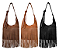 BOLSA COURO COM FRANJA - Imagem 2