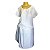 Conjunto Feminino (Oxford) branco GG/M/P - Imagem 1