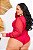bODY PLUS SIZE DE MANGA LONGA EM TULE - Imagem 2