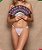 Tanga Sexy de Renda com Strass  tamanho único - Imagem 1