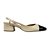 Slingback Clea Lohaz Preto/Nude - Imagem 1