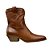 Bota Asha Couro Western Lohaz Caramelo - Imagem 1