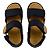 SANDALIA PAPETE DE VELCRO MENINO KLIN TIC TAC CASUAL PRETO - Imagem 3