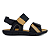 SANDALIA PAPETE DE VELCRO MENINO KLIN TIC TAC CASUAL PRETO - Imagem 1