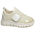 TENIS NOVOPE DE VELCRO MENINA OFF WHITE - Imagem 1