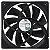 Ventoinha Thermalright C12C, 120mm, PWM, Preto, TL-C12C - Imagem 3
