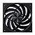 Ventoinha Thermalright H12-X28-R9 EX, 120mm, PWM, Preto, TL-H12-X28-R9-EX - Imagem 1