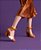 SANDALIA NAPA CAMEL/OFF WHITE - Imagem 1