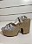 SANDALIA FLATFORM PRATA TABITA - Imagem 1