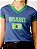Baby Look Brasil Classic I Feminina Azul - Imagem 3