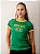 Baby Look Brasil Classic I Feminina Verde - Imagem 1