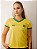 Camisa Brasil Torcedor I Feminina Amarela - Imagem 3