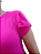 Vestido em malha viscolaycra cor de rosa - Imagem 3