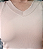 Blusa Canelado em malha gola V - Imagem 2