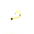Nostril Gold 2mm Haste 0,8 Rosa - Imagem 1