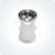 Alargador Aço Plug Vidro Com Strass. (Unid.) - Imagem 2