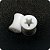 Alargador ACRÍLICO PLUG BRANCO ESTRELA VAZADA. (Unid.) - Imagem 3