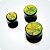 Alargador ACRÍLICO PLUG PRETO ESTRELA NINJA. (Unid.) - Imagem 1