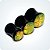 Alargador ACRÍLICO PLUG PRETO ESTRELA NINJA. (Unid.) - Imagem 3
