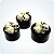 Alargador ACRÍLICO PLUG PRETO CAVEIRA 3D. (Unid.) - Imagem 3