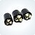 Alargador ACRÍLICO PLUG PRETO CAVEIRA 3D. (Unid.) - Imagem 4