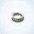 ARGOLA CLICK CRAVEJADA DUPLA COM PEDRAS (Unid.) - Imagem 3