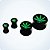 ALARGADOR ACRÍLICO PLUG CANNABIS. (Unid.) - Imagem 2