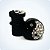 Alargador ACRÍLICO PLUG. YIN YANG STRASS. (Unid.) - Imagem 4