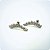 MINI BARBELL - DECORADO COM STRASS. (Unid.) - Imagem 1