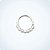 ARGOLA CLICK - 7 PEDRAS. (Unid.) - Imagem 2