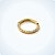 ARGOLA CLICK SEPTO em Titânio 1,2 x 8mm - com Pedras. (Unid.) - Imagem 2