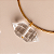 Gargantilha Cristal com Base Banhada a Ouro - Imagem 1