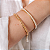 Bracelete Madre Perola Dourado com Base Banhado a Ouro - Imagem 2