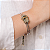 Bracelete Pirita com Base Banhado a Prata - Imagem 1