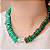Colar Howlita verde  com Perola Barroca - Imagem 3