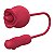 Vibrador e Estimulador Duplo Formato de Rosa Rose Max - Imagem 1