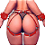 Kit Harness Cinta Algema Pulso Vermelho Sexy Import - Imagem 1