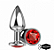 PLUG ANAL SILVER - VERMELHO - Imagem 2