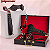 Maleta Kit Sado de Luxo Preto - Algema, Tornozeleira com Corrente,Venda e Chicote - Imagem 1
