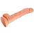 Pênis Realístico Recarregável com Ventosa, 10 Modos de Vibrações e Rotações com Modo Turbo Escapade Silicone Dong The Master 18 x 3,9 cm - Imagem 2