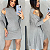 DUPLICADO - Cardigã + vestido cinza feminino tamanho G - Imagem 1