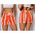 SHORT FEMININO CINTO FIVELA /TAMANHO M /COR LARANJA - Imagem 1