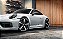 Faixa Lateral Decorativa "PORSCHE" na cor Prata - Imagem 1