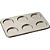 Forma Cupcake Cuisinart 6 Espaços Champanhe Amb-6Mtpch - Imagem 1