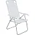 Conjunto Noronha para Jardim em Aluminio com Cadeira + Mesa + Guarda Sol Branco- Bel - Imagem 3