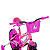 Bicicleta Aro 16 Com Cesta PP MTB Sweet Girl Rosa Chiclete - Mormaii - Imagem 2
