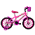 Bicicleta Aro 16 Com Cesta PP MTB Sweet Girl Rosa Chiclete - Mormaii - Imagem 3