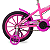Bicicleta Aro 16 Com Cesta PP MTB Sweet Girl Rosa Chiclete - Mormaii - Imagem 5