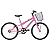 Bicicleta Aro 20 MTB Com Cesta C23 V-Brake Sweet Girl  Rosa - Mormaii - Imagem 2