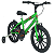 Bicicleta Aro 16 MTB Aço Carbono Top Lip V Brake Verde - Mormaii - Imagem 1